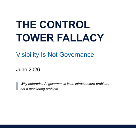 The Control Tower Fallacy: Visibility Is Not Governance